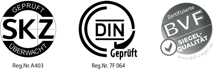 Siegel und Zertifizierungen von ATHE-Therm