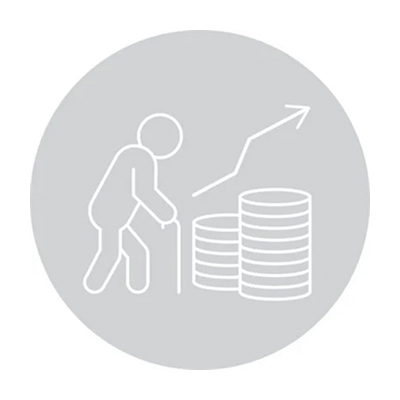 Benefits icon: Altersvorsorge